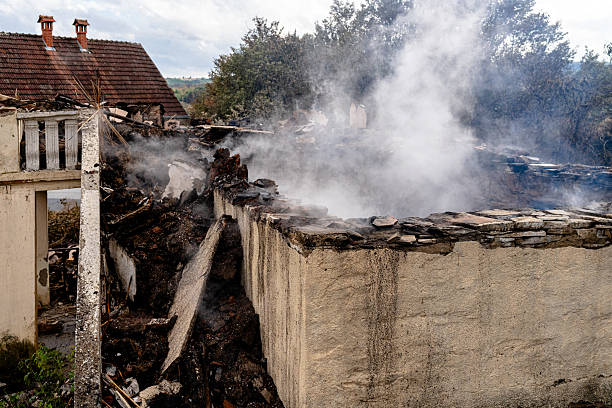 Professional Fire Damage Removal technician working in Farmington, PA